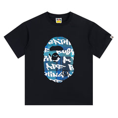Stroke Camo By Bathing Big Ape Head T-Shirt
