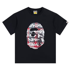 Stroke Camo By Bathing Big Ape Head T-Shirt