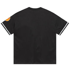 T-Shirt  Black Loose Fit