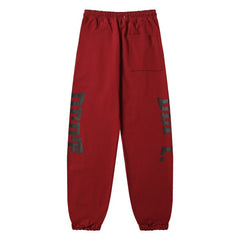 . Letter Printed Sweatpants