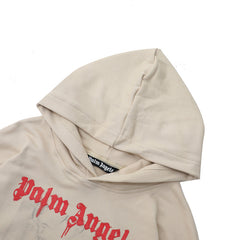 Portrait-Print Cotton Hoodie
