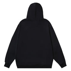 Arrow Logo Pattern Printed Hoodie