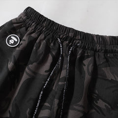Ape Head Pattern Printed Short