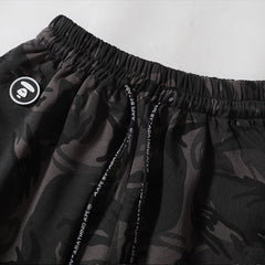 Ape Head Pattern Printed Short