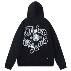 Graphic-Print Hoodie