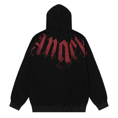 Big Neck Logo Zip Hoodie