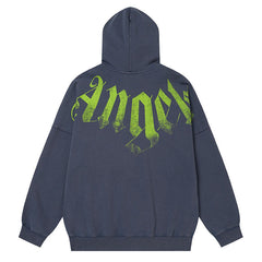 Big Neck Logo Zip Hoodie