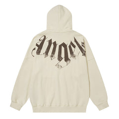 Big Neck Logo Zip Hoodie