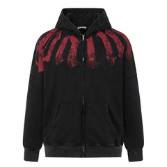 Big Neck Logo Zip Hoodie