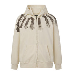 Big Neck Logo Zip Hoodie