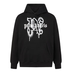 Monogram-Print Hoodie