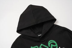 Monogram-Print Hoodie