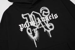Monogram-Print Hoodie