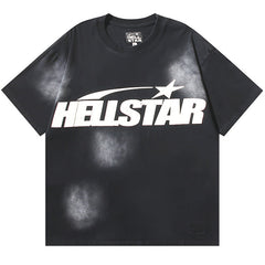 Washed Print Short Sleeve Tee