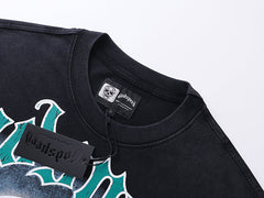 Logo Pattern Printed T-Shirts #1038