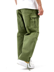 Casual Green Cargo Pants