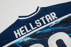 Shark Print Mesh Jersey