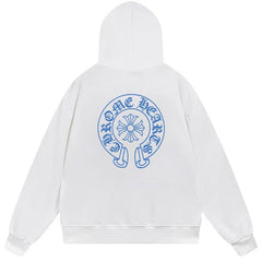 Letter Cross Pattern Hoodie #B20