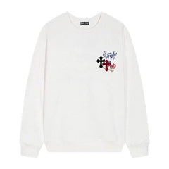 Letter Cross Pattern Sweatshirt #D35