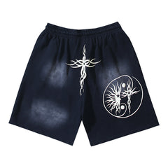 Flame Yang Sweat Shorts