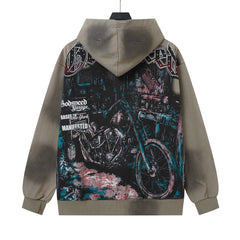 Letter Rhinestone Pattern Hoodies #G6907
