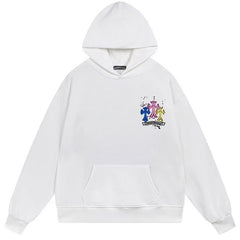 Letter Cross Pattern Hoodie #W18