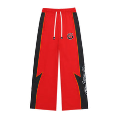 Letter Embroidered Sweatpant #8282