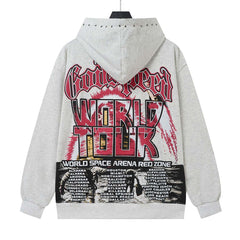 Letter Pattern Hoodies #G6903