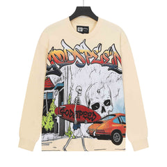 Letter Graphic Long Sleeve T-Shirt #G545