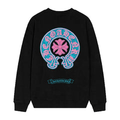 Letter Cross Pattern Sweatshirt #D28