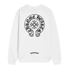 Letter Cross Pattern Sweatshirt #D41