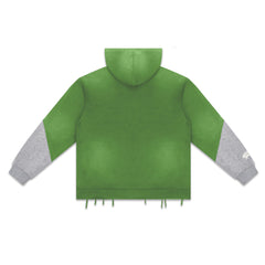 Embroidered Zipper Hoodie #R6097