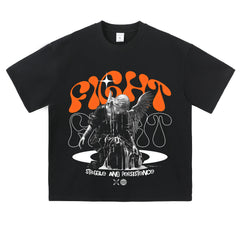 Streetwear-Style Print Tee