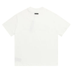 Cursive Logo Print Cotton Tee