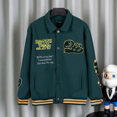Letter Embroidered Jacket #DW2