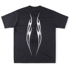 Gradient Flame Sports Logo T-Shirt