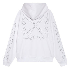 Paint Arrow Hoodie Oversize