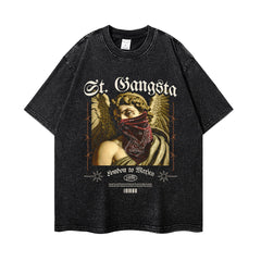 Streetwear-Style Print Tee