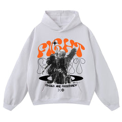 Streetwear-Style Print Hoodies