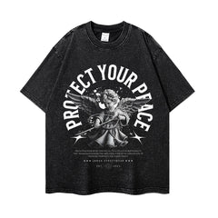 Streetwear-Style Print Tee