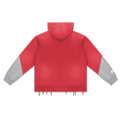 Embroidered Zipper Hoodie #R6097
