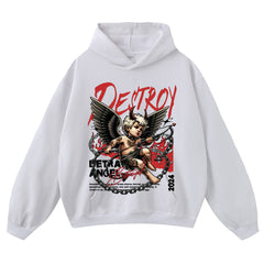 Streetwear-Style Print Hoodies