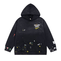 Letter Patterned Hoodie #G588