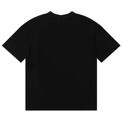 Staggered Logo Print Cotton Jersey T-Shirt
