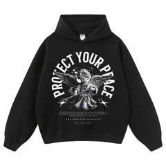 Streetwear-Style Print Hoodies