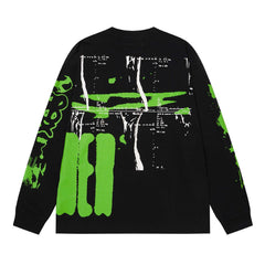 Letter Print Longsleeve T-Shirt #CT8003