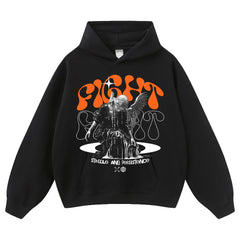 Streetwear-Style Print Hoodies