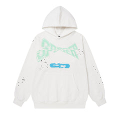 Letter Pattern Hoodie #242