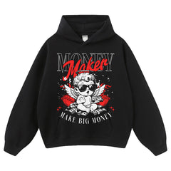 Streetwear-Style Print Hoodies