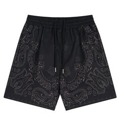 Pattern Print Shorts